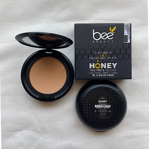پنکیک بی بیوتی شماره مدیوم 1 bee beauty foundation powder mediumحجم10گرم