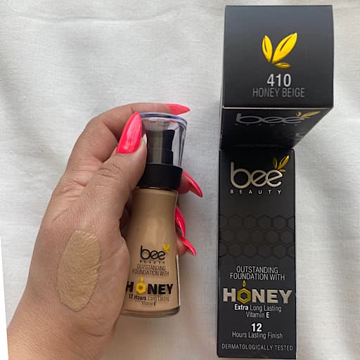 کرم پودر بی بیوتی شماره 410 Bee Beauty Foundation with Honeyحجم30میل