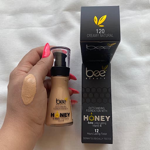 کرم پودر بی بیوتی شماره 120 Bee Beauty Foundation with Honeyحجم30میل
