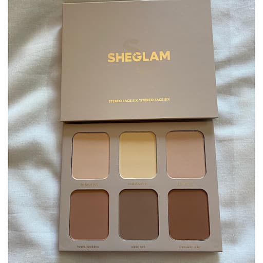پالت کانتور خشک شیگلم Sheglam Stereo Face Six-color Cosmetic Disc Nude