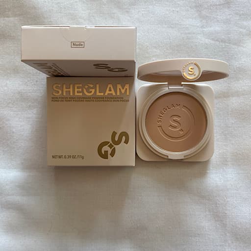 پنکیک شیگلم مدل نود sheglam powder foundation Nudeحجم11گرم