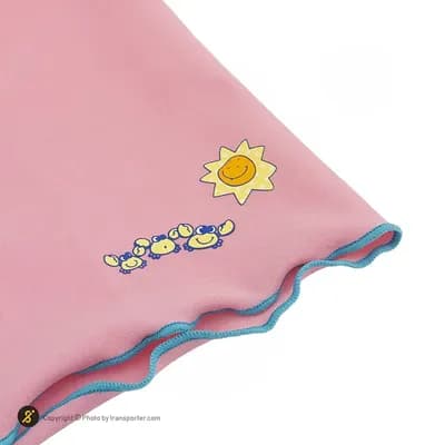 شورت مایو شنا بچه گانه دخترانه BAGIGI MGH | صورتی/آبی — تصویر ۴