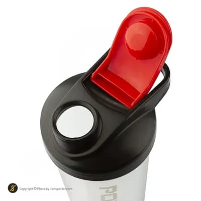 قمقمه شیکر ورزشی 700 سی سی پاورید CHG | سفید/قرمز — تصویر ۴