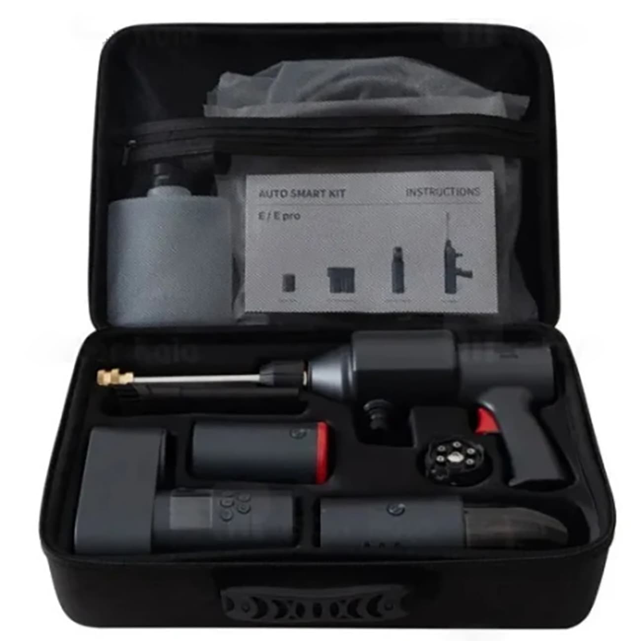 ست پمپ باد، جارو و کارواش شارژی خودرو فانوسیس FANOSYS مدل Smart Kit — تصویر ۴