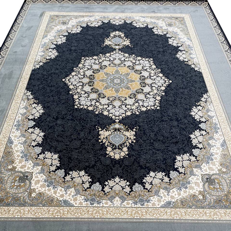 فرش طرح روناک 1200 شانه غیر برجسته کد 1750 — تصویر ۷