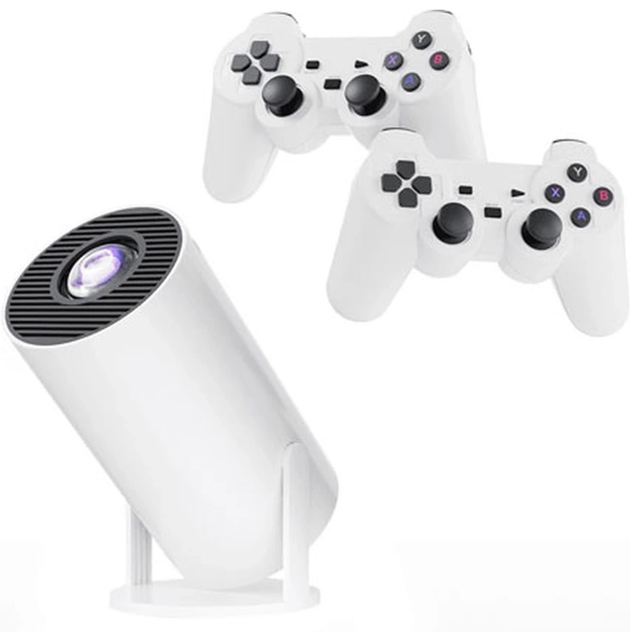 ویدئو پروژکتور گیمینگ جیک اسپیس Geek Space مدل HY300a با دسته بازی — تصویر ۴