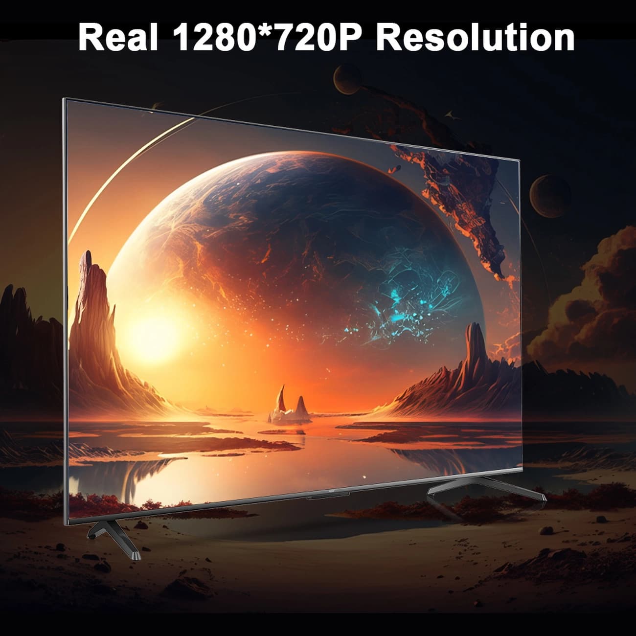 ویدئو پروژکتور گیمینگ جیک اسپیس Geek Space مدل HY300a با دسته بازی — تصویر ۸