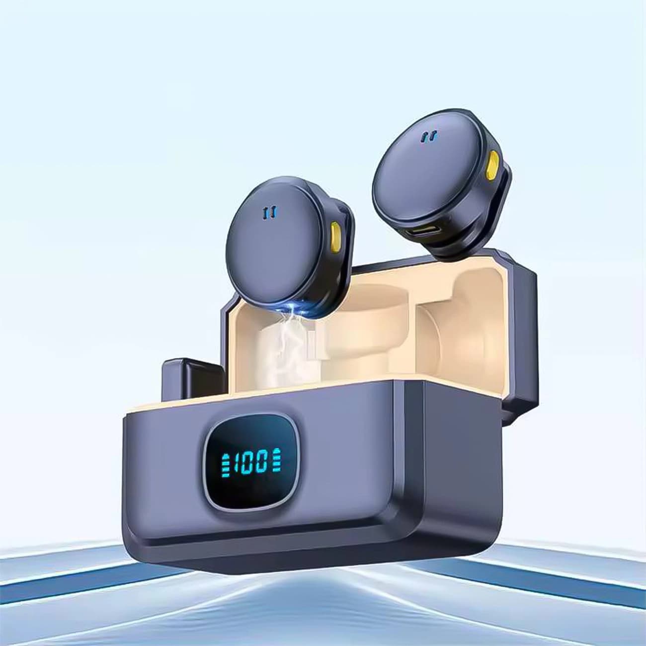 میکروفون یقه ای بی سیم مدل Wireless Microphone با درگاه تایپ سی — تصویر ۴