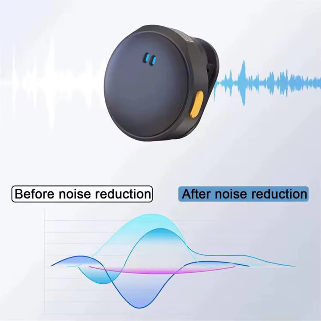 میکروفون یقه ای بی سیم مدل Wireless Microphone با درگاه تایپ سی — تصویر ۳