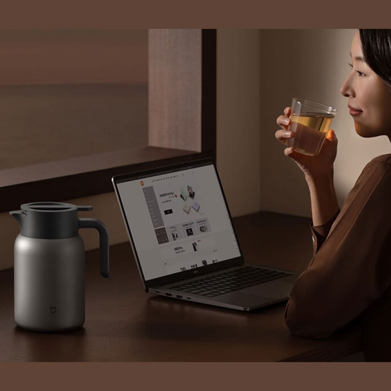 فلاسک شیائومی میجیا Xiaomi Mijia مدل MJTIH01PL ظرفیت 1.2 لیتری — تصویر ۵