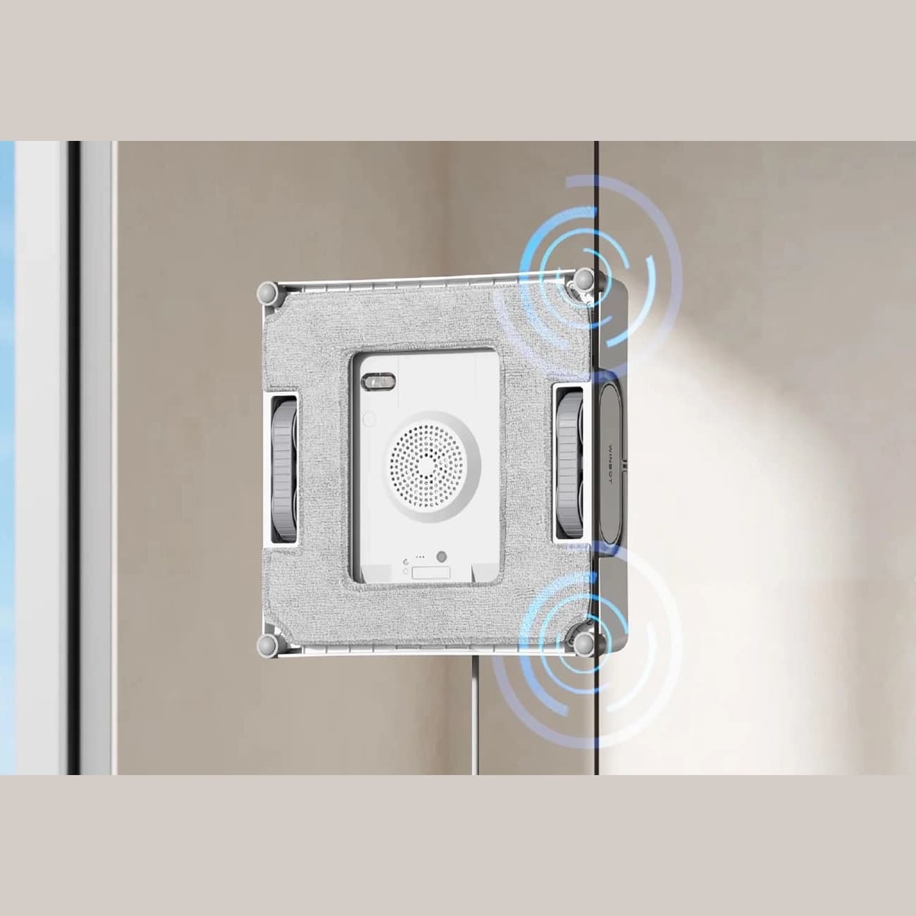 ربات شیشه پاک کن اکووکس ECOVACS مدل WG851-11 با مسیریابی هوشمند — تصویر ۸