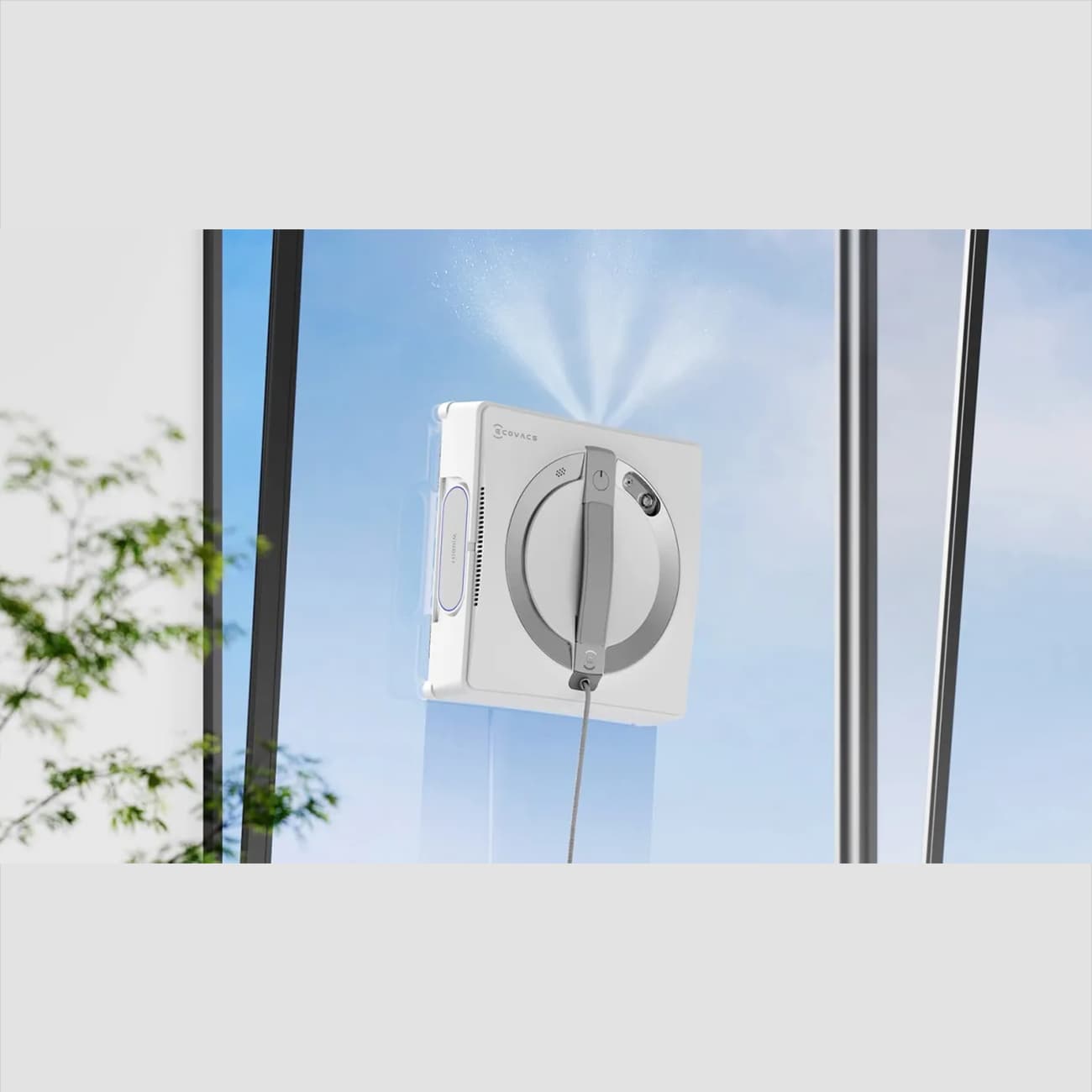 ربات شیشه پاک کن اکووکس ECOVACS مدل WG852-11 با مسیریابی هوشمند — تصویر ۶