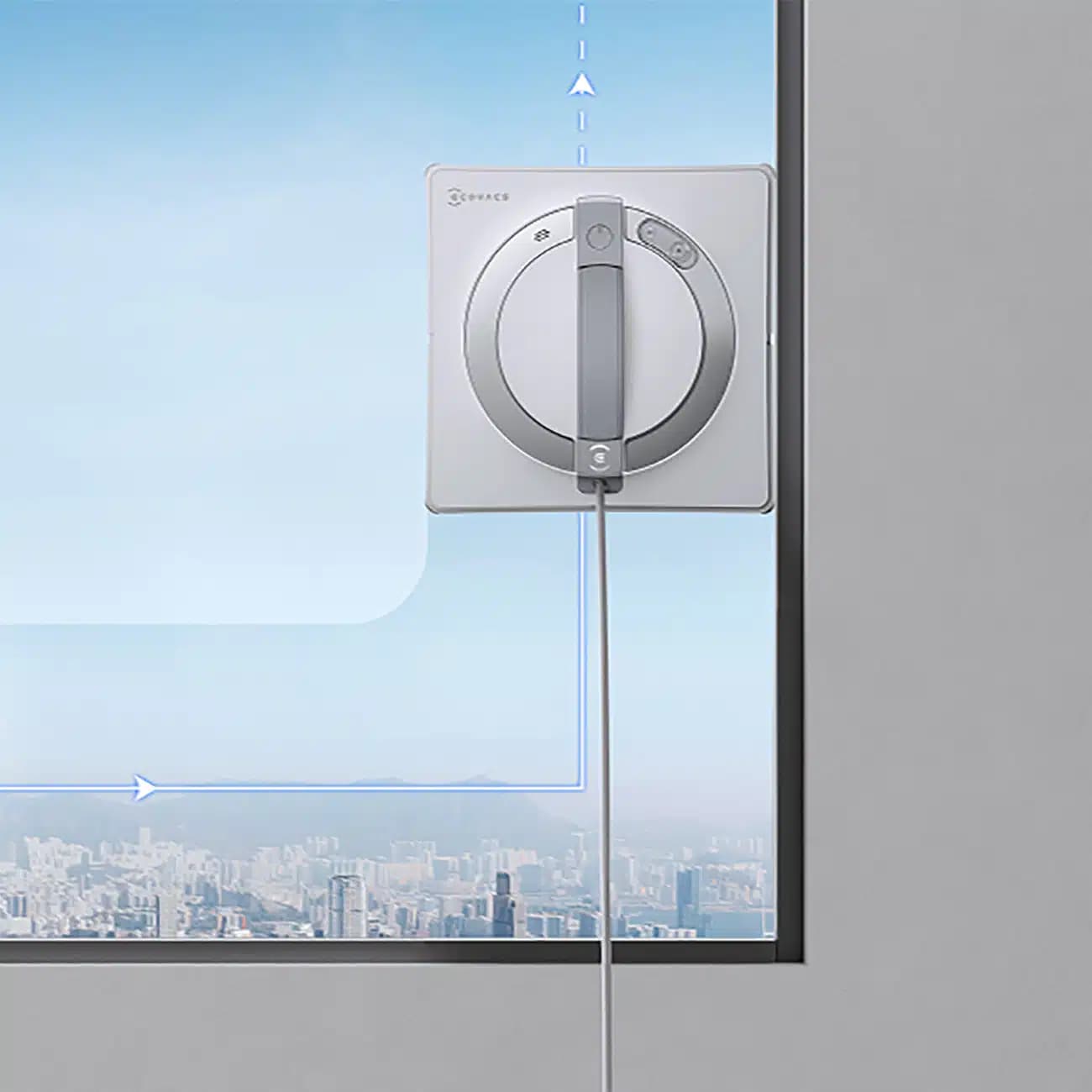 ربات شیشه پاک کن اکووکس ECOVACS مدل WG852-11 با مسیریابی هوشمند — تصویر ۱۱