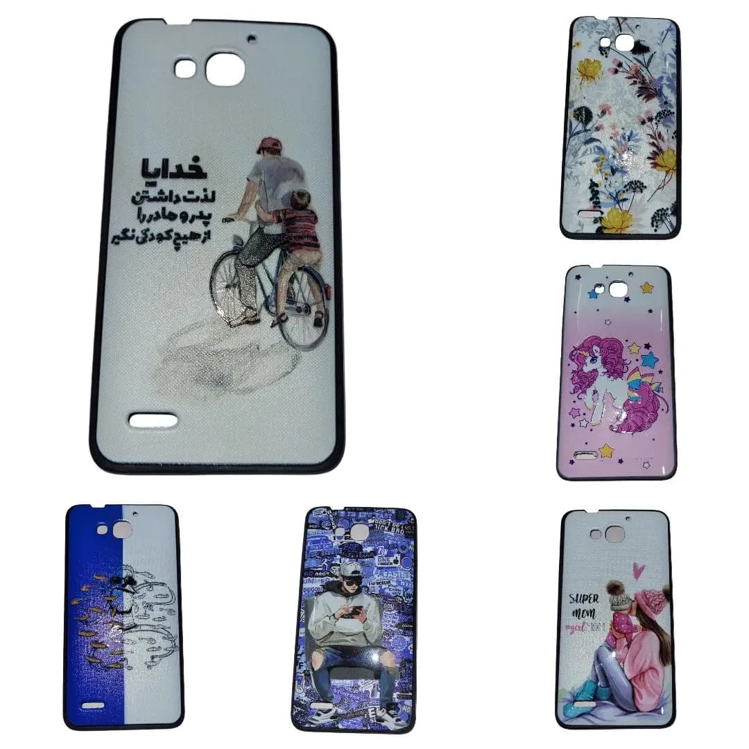 قاب محافظ کاور طرح دار موبایل هوآوی Honor 3X G750