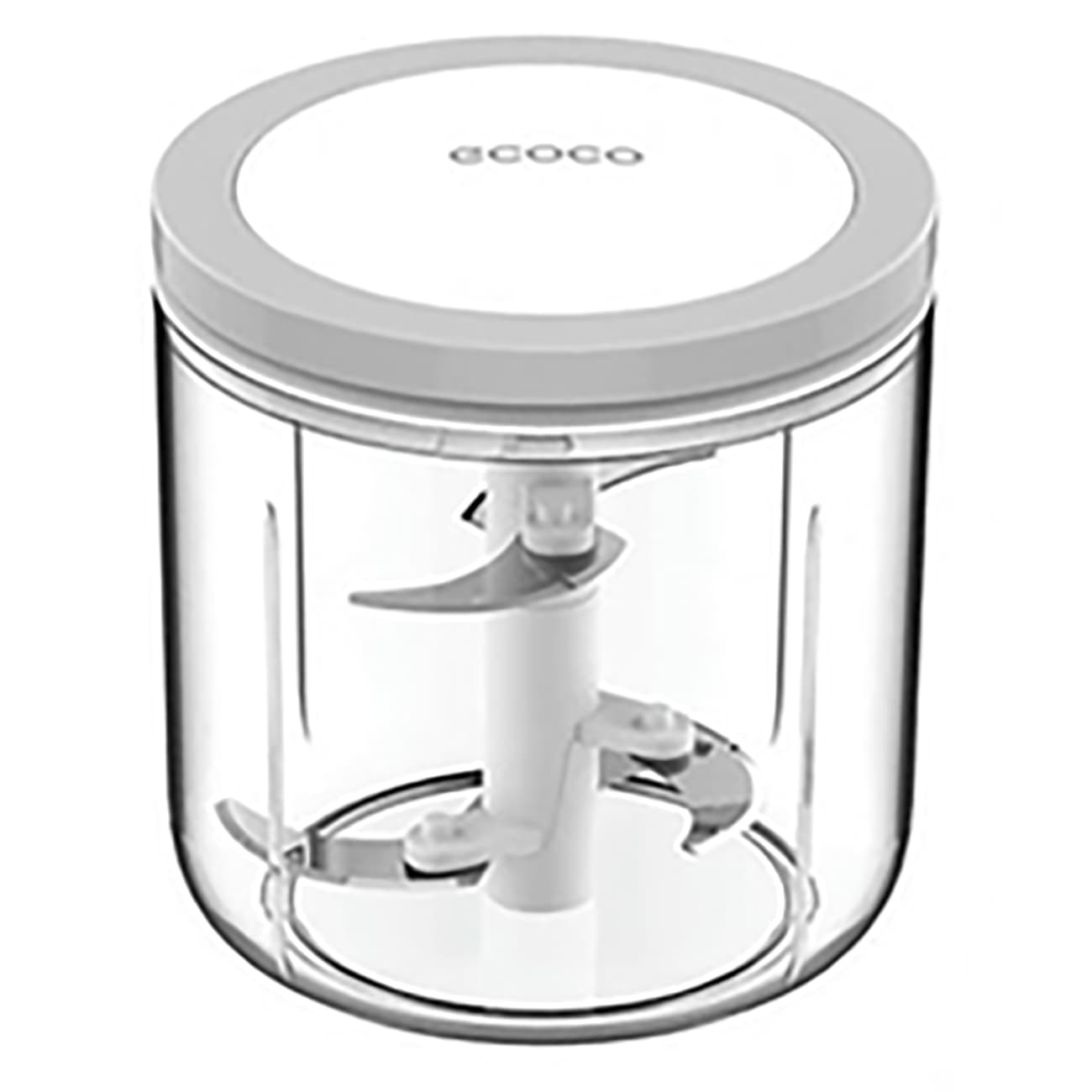 خردکن دستی و غذاساز نخی اکوکو ecoco مدل E1920 ظرفیت 550 میلی‌لیتر — تصویر ۷