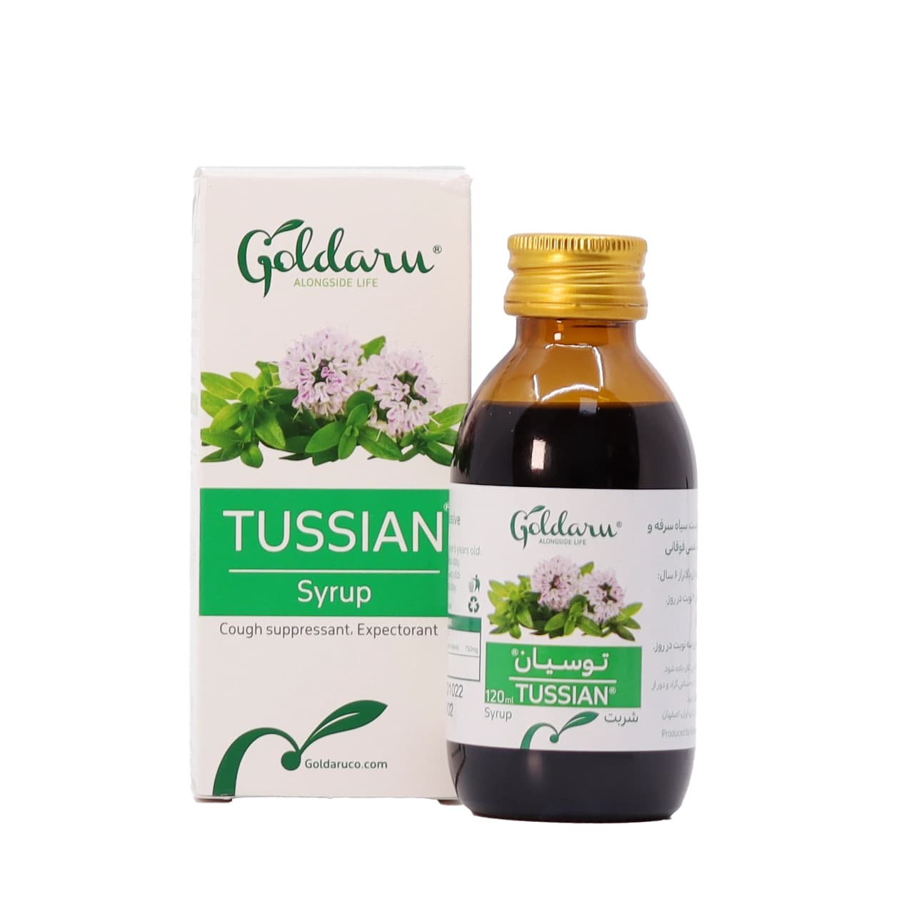 شربت سینه (ضد سرفه) توسیان گل دارو 120 میلی لیتر