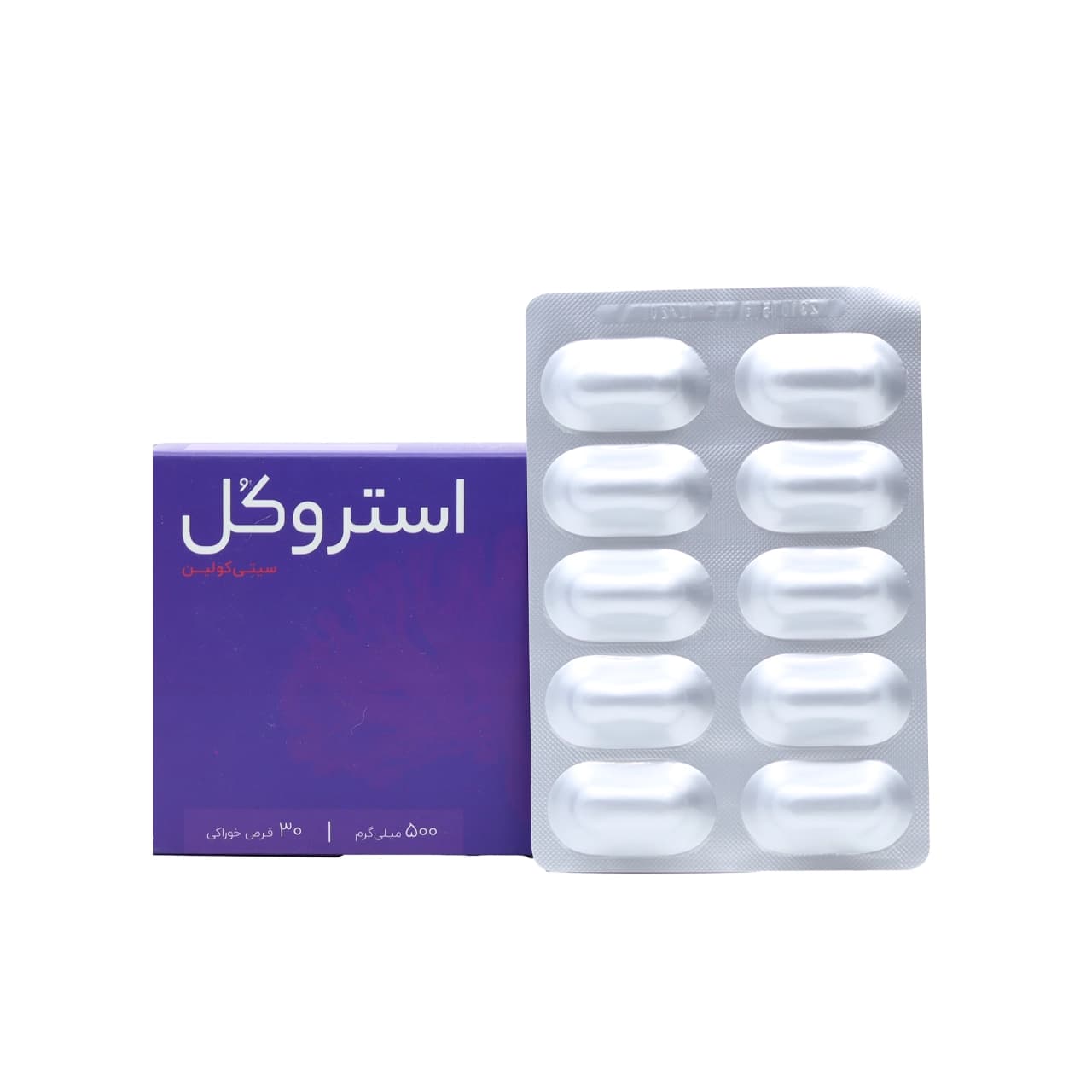 قرص استروکل سیتی کولین اشبال شیمی 30 عدد