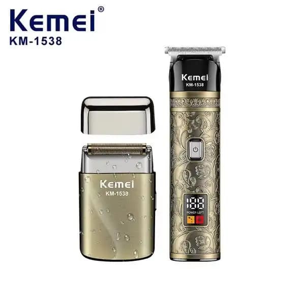 ست اصلاح مردانه شیور و خط زن کیمی km-1538