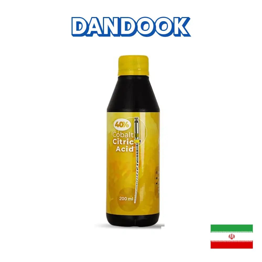 محلول اسید سیتریک 40% کبالت Cobalt Citric Acid Solution