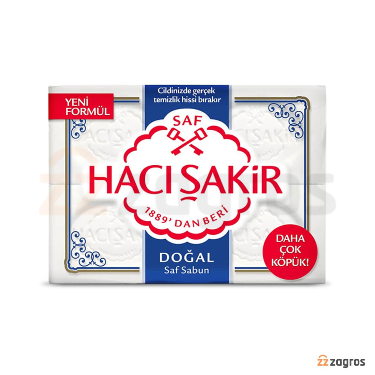 صابون حاجی شاکر HACI SAKIR مدل DOGAL بسته 4 عددی — تصویر ۲