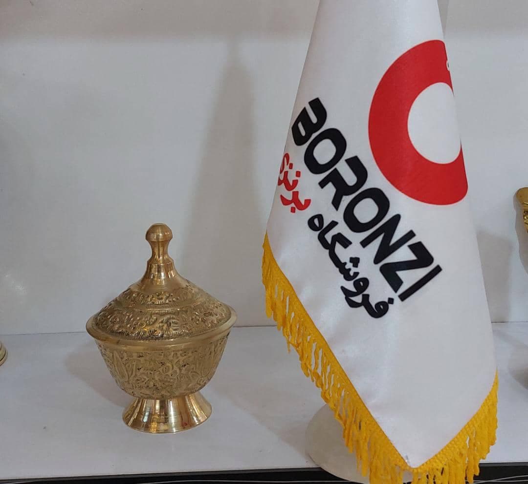 قندان برنجی طرح هندی 14