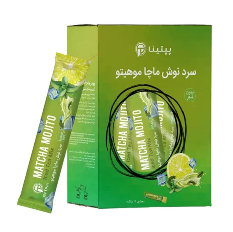 پودر ماچا موهیتو پپتینا 15 ساشه‌ای