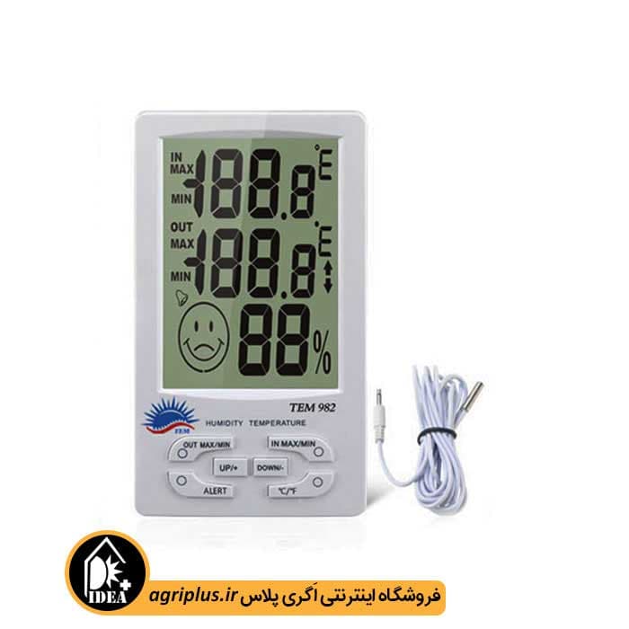 دما و رطوبت سنج دیجیتالی TEM-982