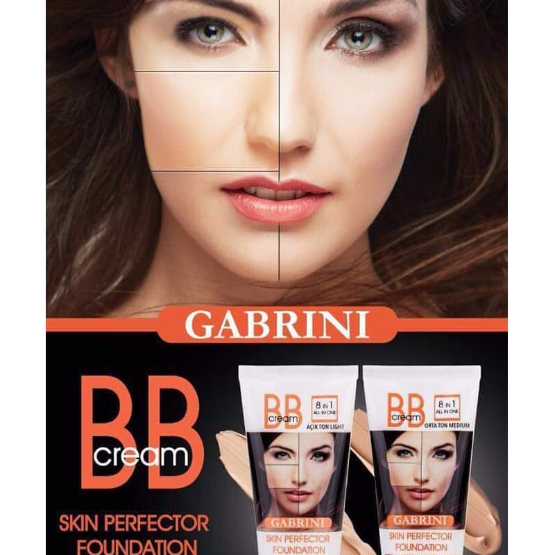 بی بی کرم 8 در 1 گابرینی GABRINI اصل ترکیه با SPF 15 حجم 50 میل — تصویر ۲