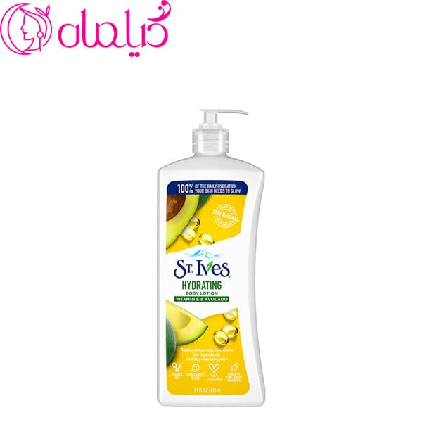 لوسیون بدن آووکادو سنت ایوز مدل Hydrating Body lotion