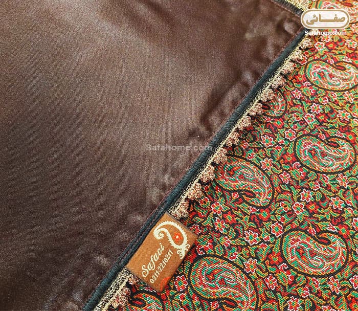 رومیزی مستطیل ترمه هاشمی کد 121 اندازه ی 100×200 — تصویر ۴
