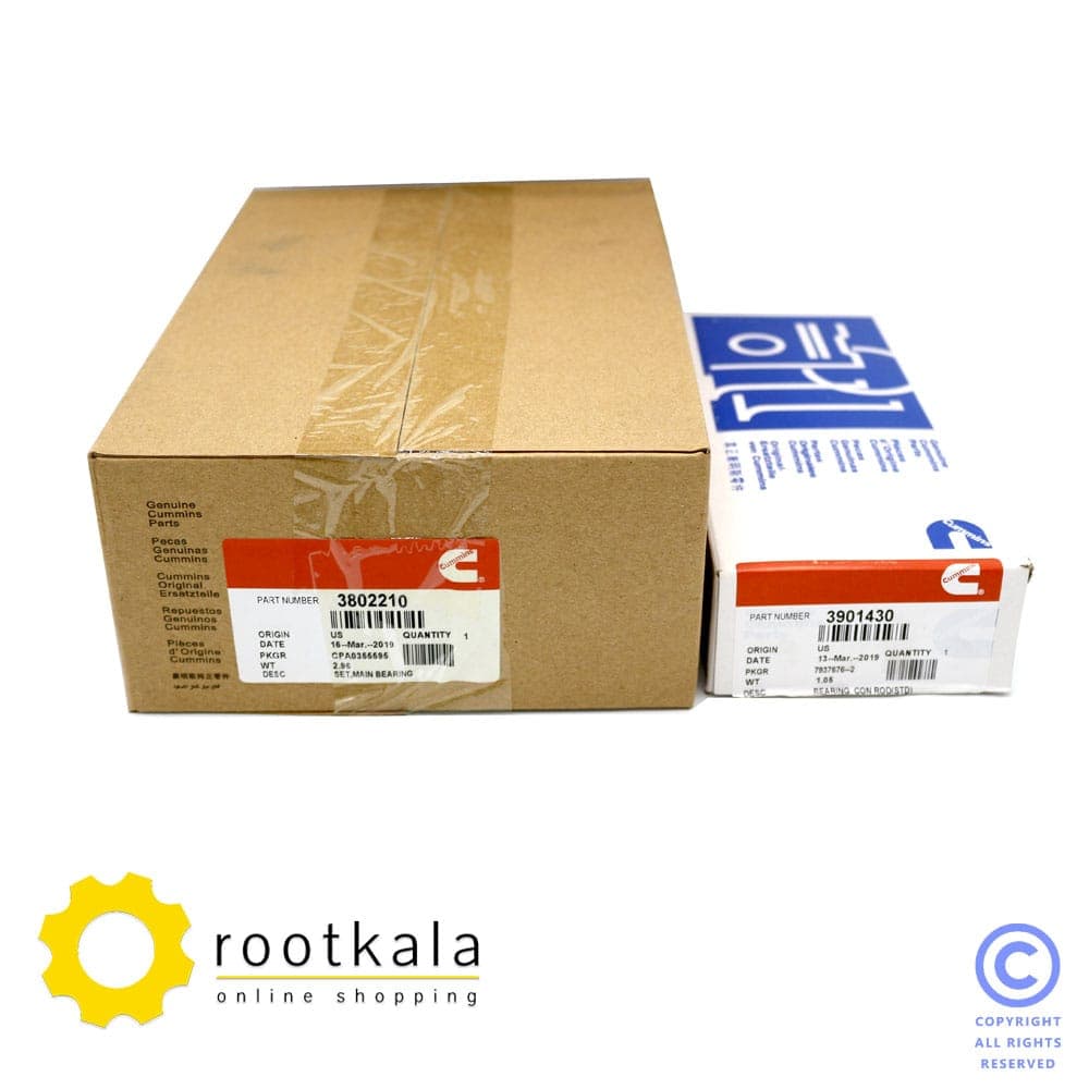 یاتاقان ثابت و متحرک موتور کامینز 6CT سایز 0.25 — تصویر ۳