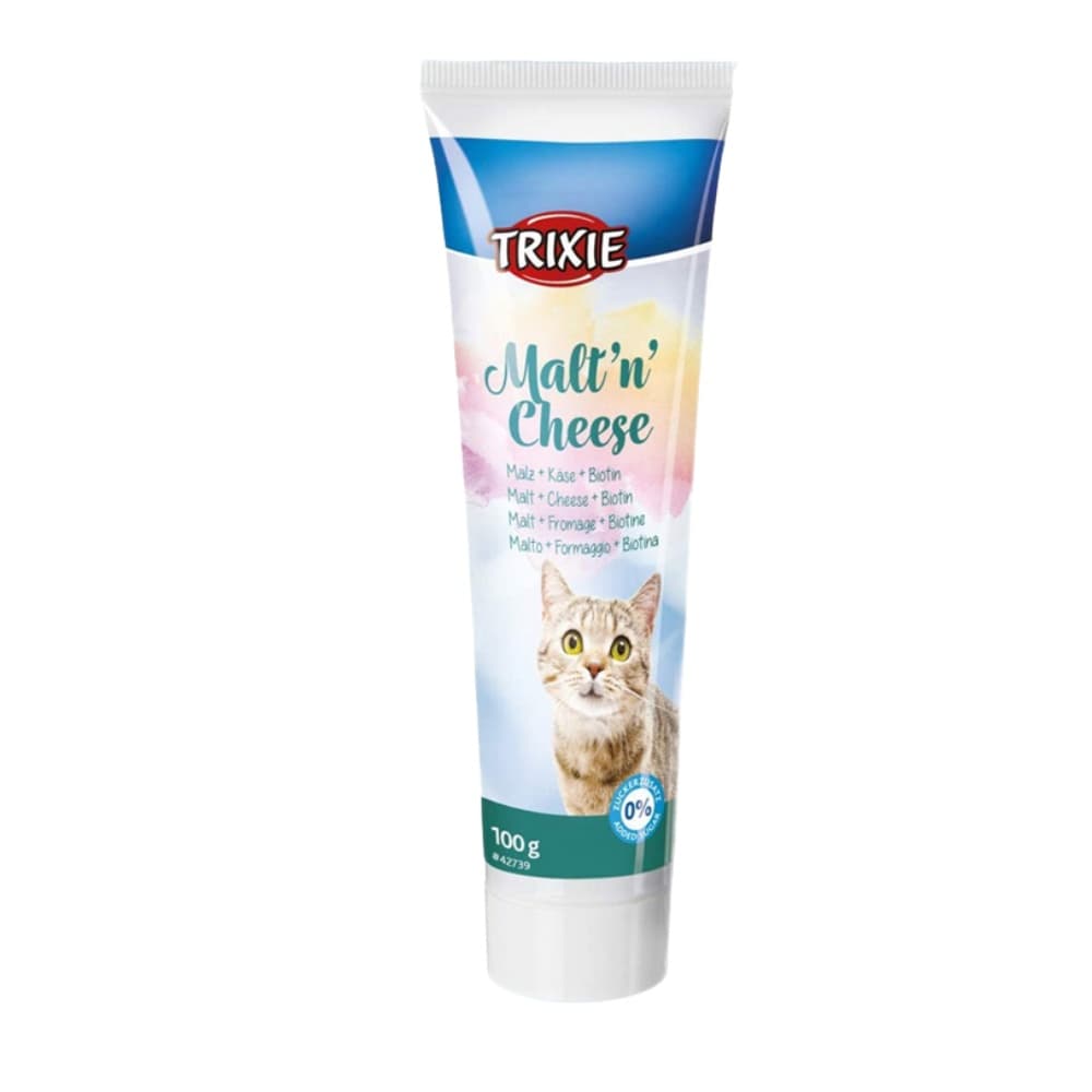 خمیر مالت گربه تریکسی با طعم پنیر (Trixie Anti-Hairball Cheese Malt Paste) وزن ۱۰۰ گرم — تصویر ۹
