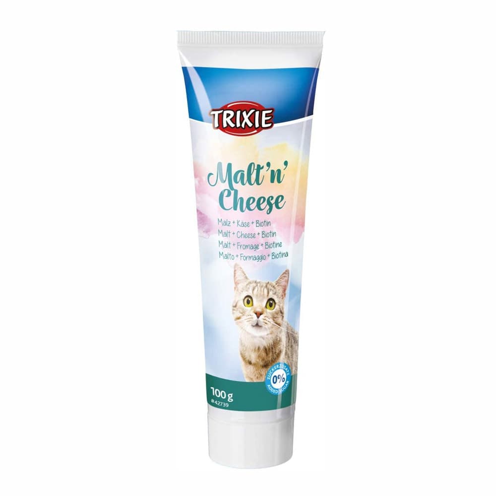 خمیر مالت گربه تریکسی با طعم پنیر (Trixie Anti-Hairball Cheese Malt Paste) وزن ۱۰۰ گرم — تصویر ۸