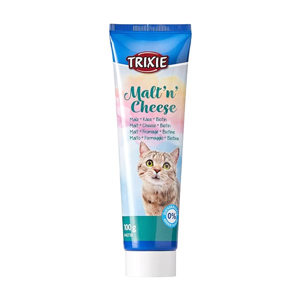 خمیر مالت گربه تریکسی با طعم پنیر (Trixie Anti-Hairball Cheese Malt Paste) وزن ۱۰۰ گرم — تصویر ۴