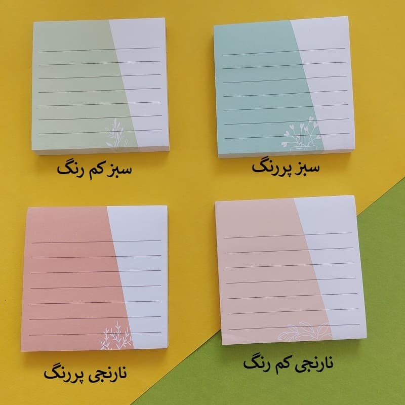 استیک نوت چسب دار فانتزی در طرح های مختلف — تصویر ۳