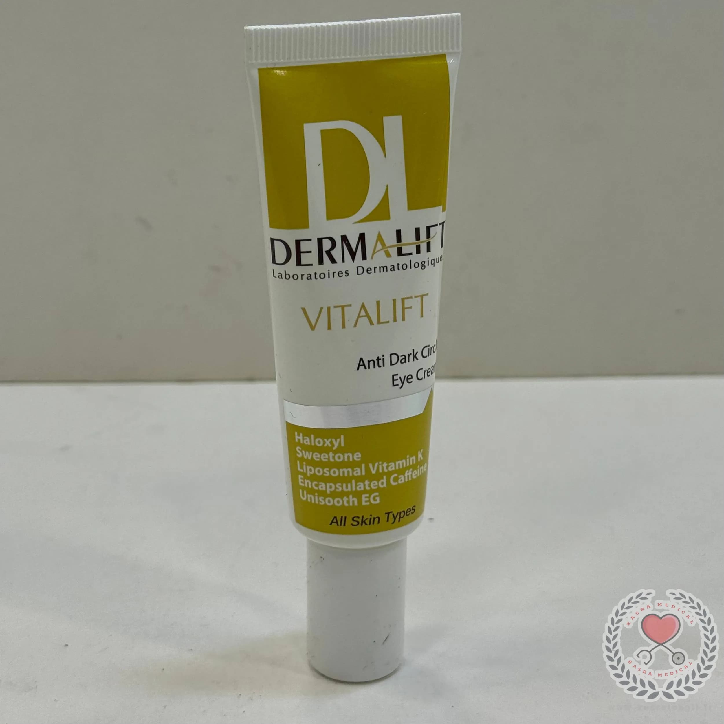 کرم دور چشم درمالیفت مدل Vitalift Anti Dark حجم 25 میلی لیتر