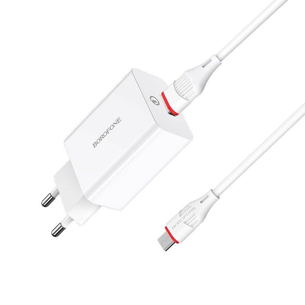 شارژر دیواری بروفون مدل BA 21A به همراه کابل تبدیل MicroUsb — تصویر ۳