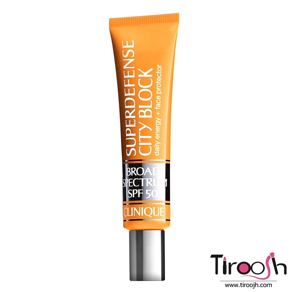 کرم ضد آفتاب سیتی بلاک کلینیک +SPF50 رنگی نچرال