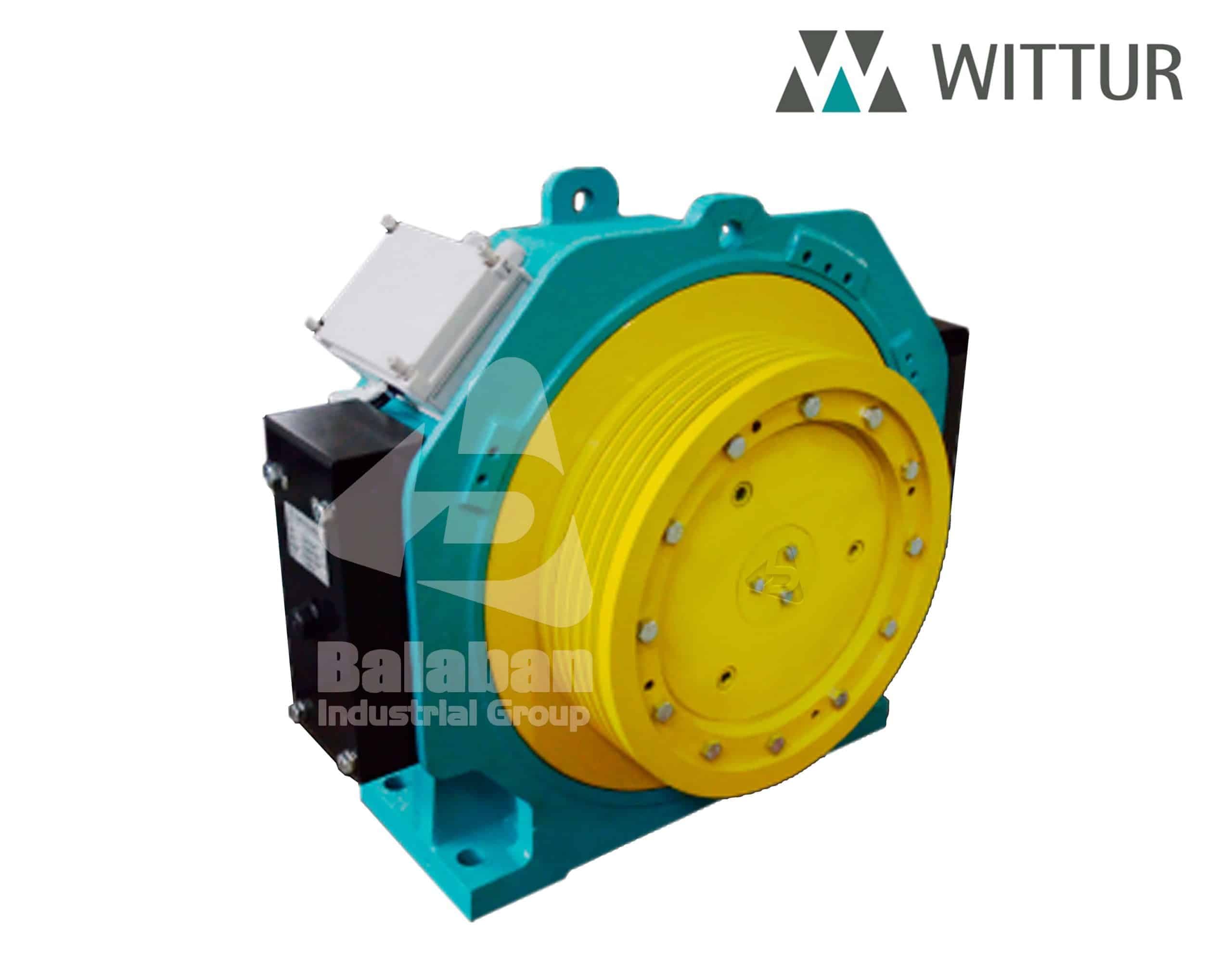 موتور گیرلس ویتور Wittur-WSG09.3- 5.3KW-VVVF-1m/s
