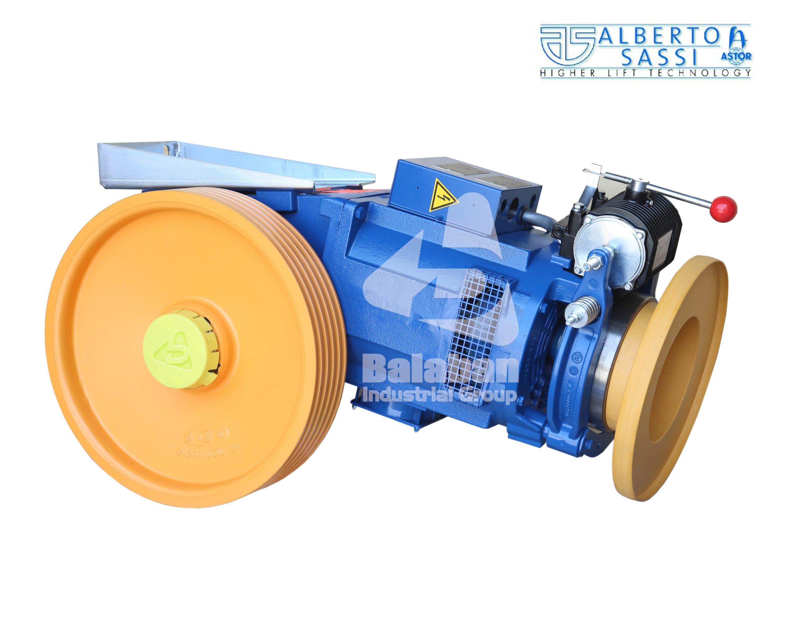موتور گیربکس ساسی Sassi-LEO-7.3 KW-VVVF-1.2m/s