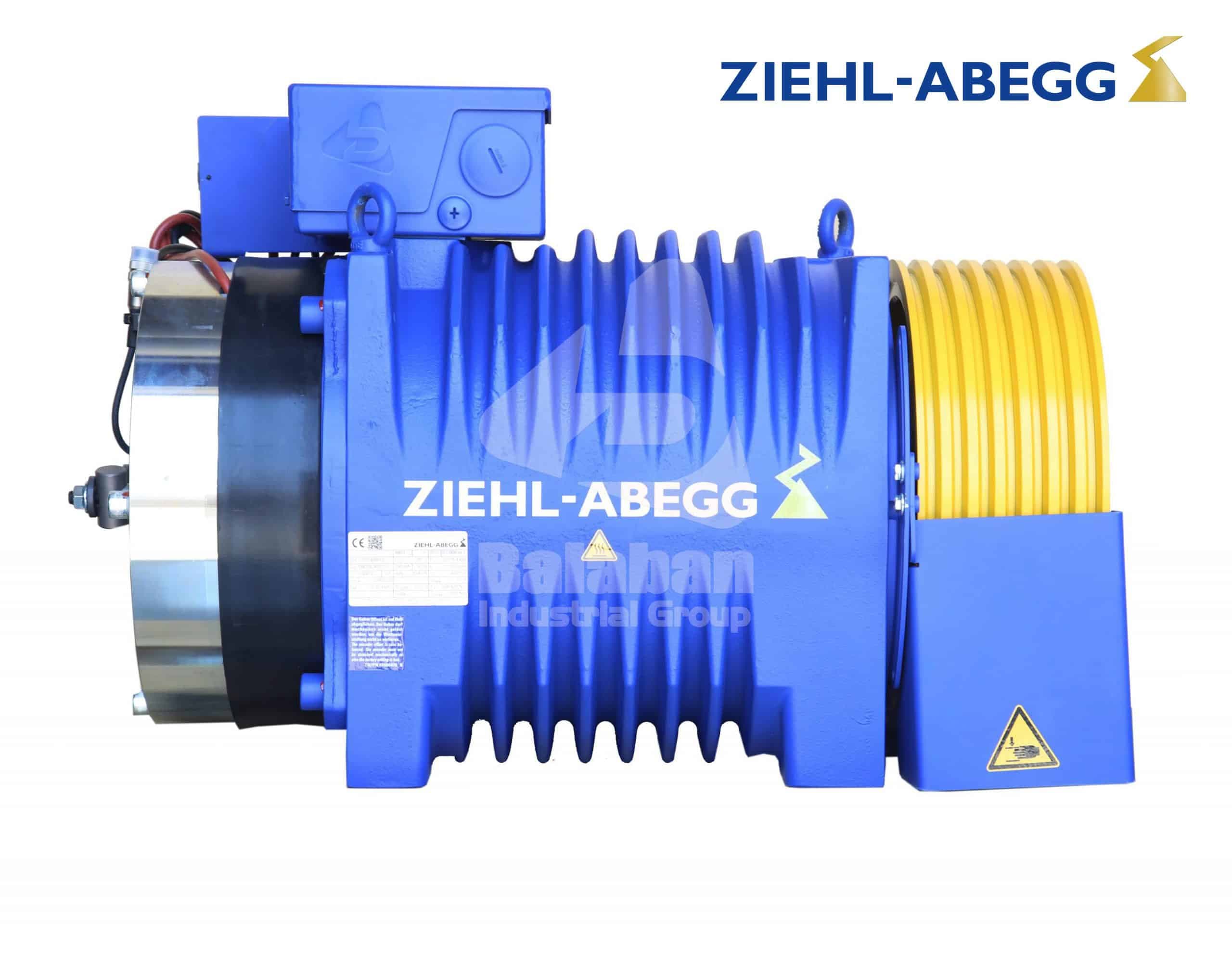 موتور گیرلس زیلابگ Ziehlabegg-SM200.40D-7.5 KW-VVVF-1m/s