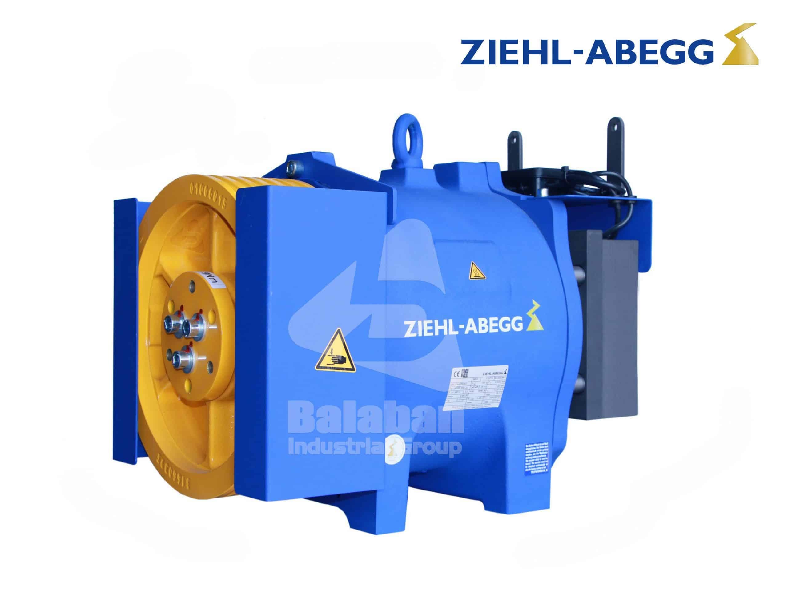 موتور گیرلس زیلابگ Ziehlabegg-SM200.30C-6 KW-VVVF-1m/s