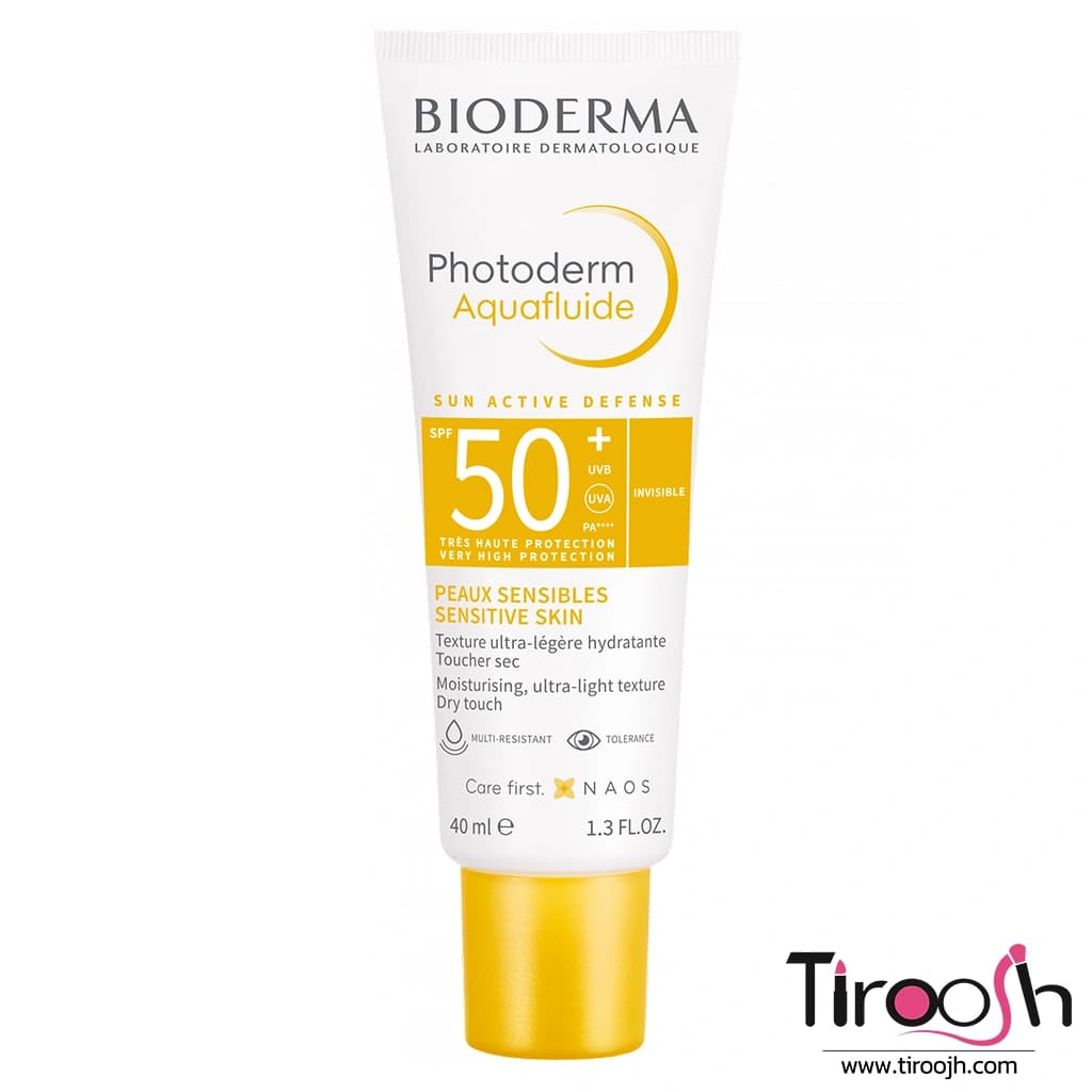 کرم ضد آفتاب بایودرما فتودرم آکوا بی رنگ +SPF 50