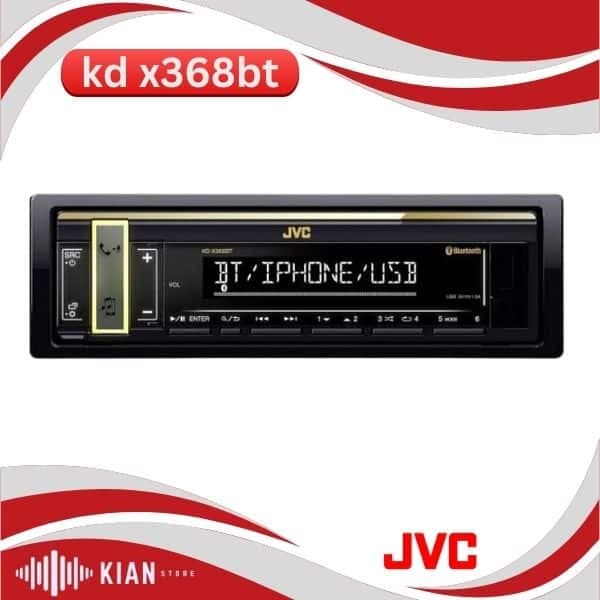 پخش جی وی سی kd x368bt