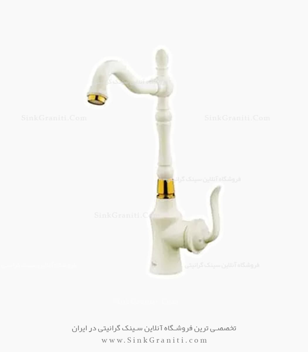شیر ظرفشویی شودر مدل لوکا شیری طلا
