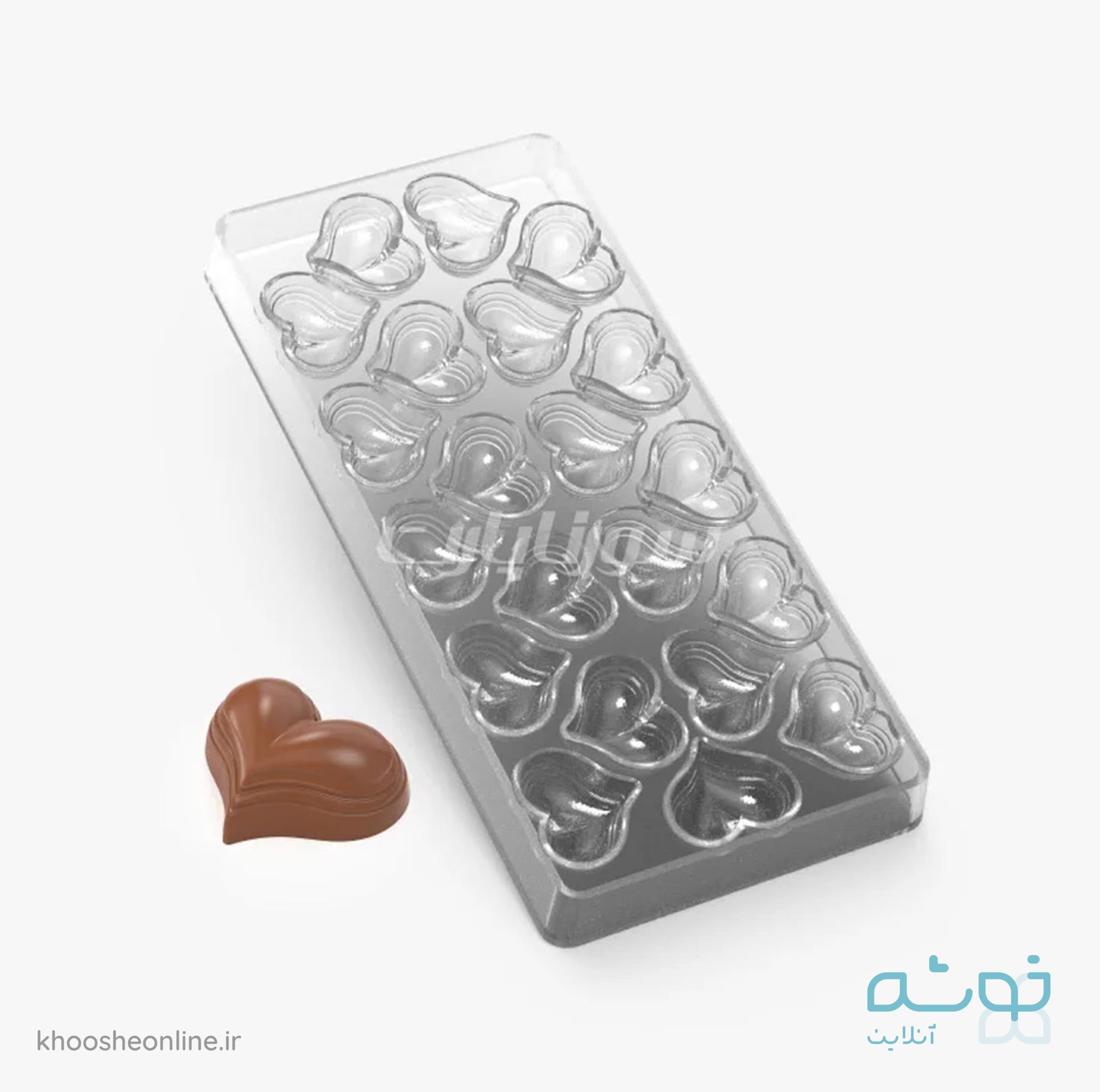 قالب پلی کربنات شکلات سورنا پارت قلب کد 3