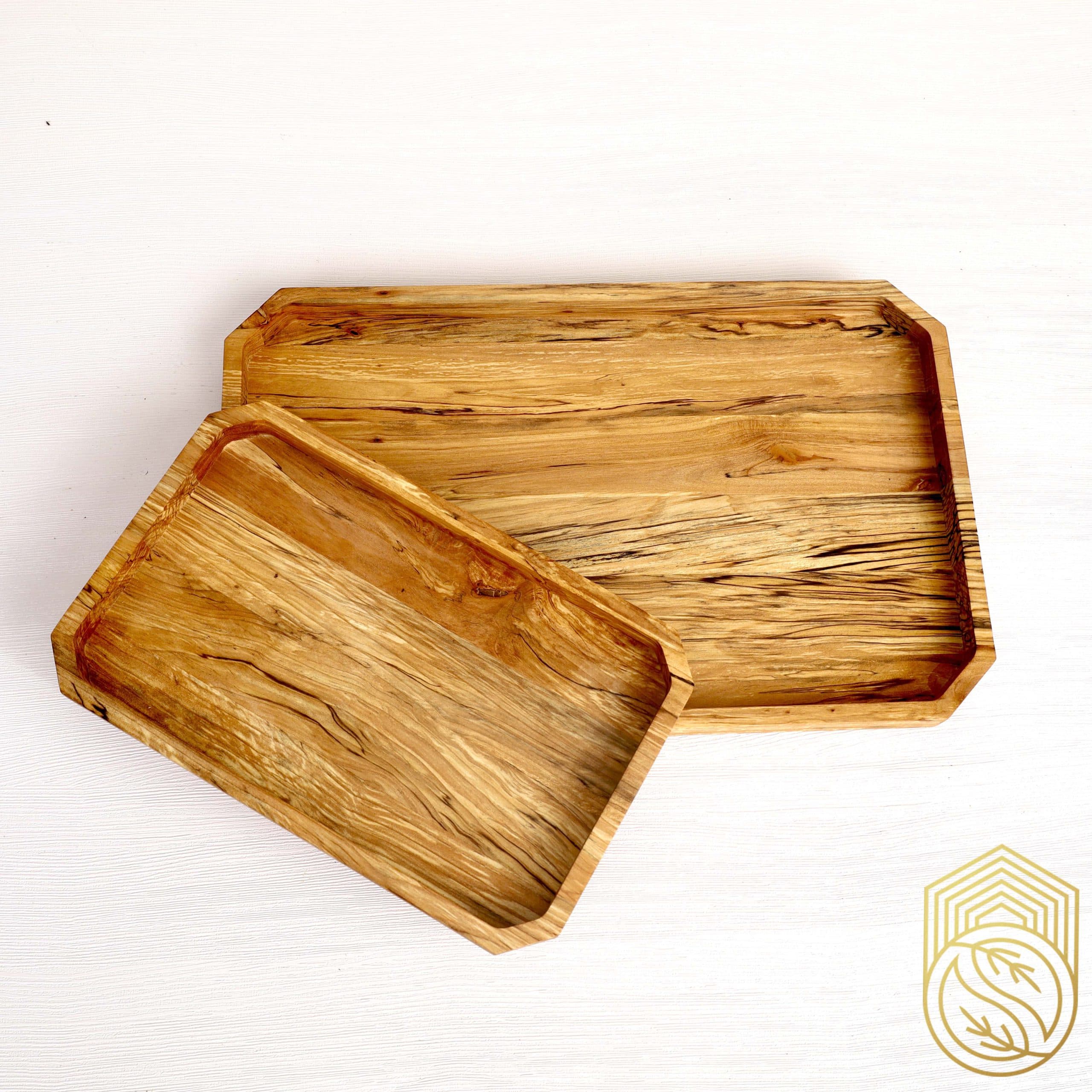 سینی پذیرایی چوبی مستطیلی بدون دسته کد sh305