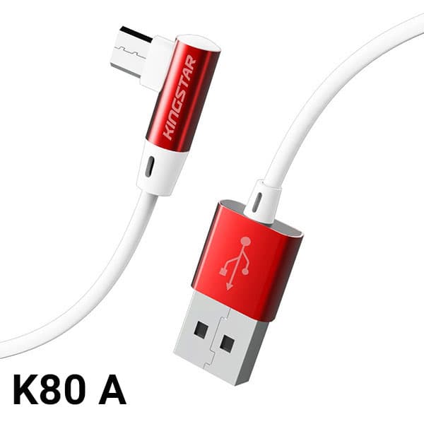 کابل شارژ 1.1 متری Micro USB کینگ استار K80 A