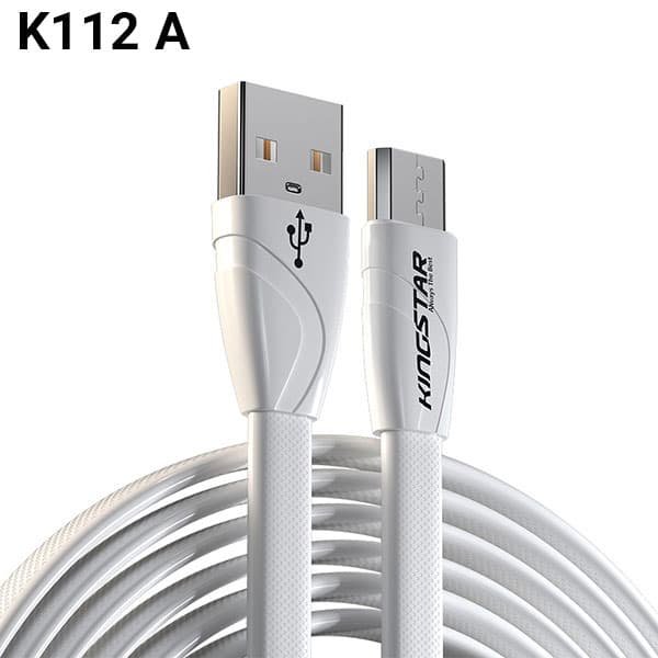 کابل شارژ 1.2 متری Micro USB کینگ استار K112 A