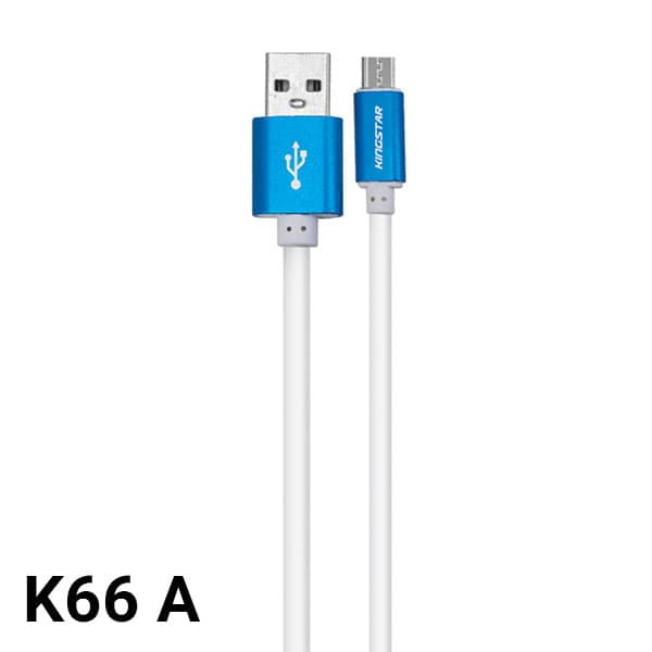 کابل شارژ 1.2 متری Micro USB کینگ استار K66 A